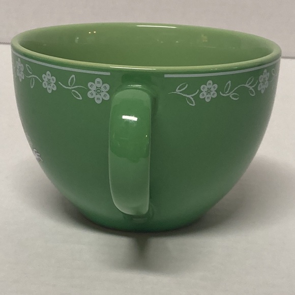 M&M World Large Green Mug with Ms Green and Floral Details 2007 - Picture 5 of 7